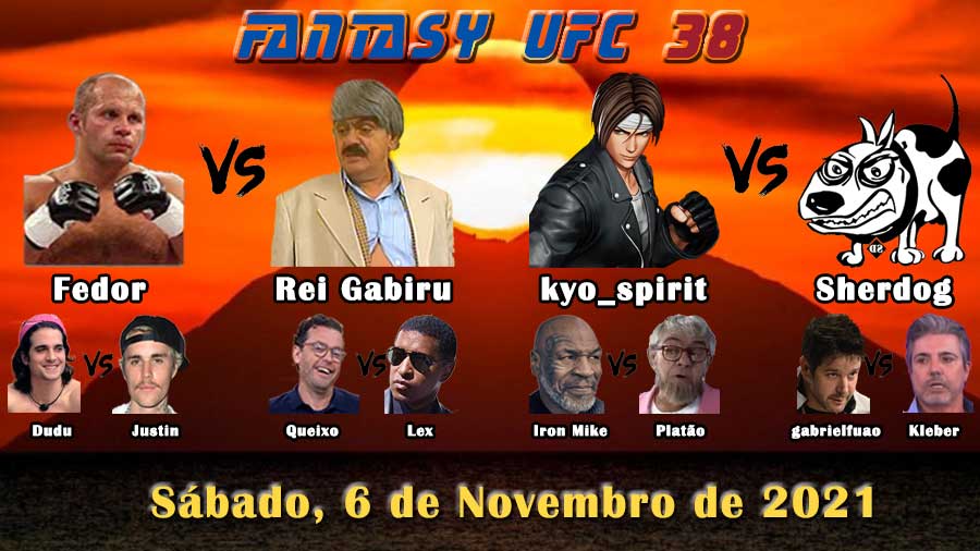 UFC ON FANTASY 2021 - 38 - FEDOR X GABIRU ‐ 06/11, 11:30 Novo-b18