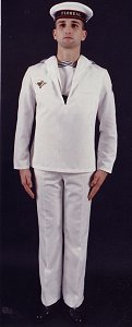 Tenue blanche marine nationale de 1969 : couleur boucle de ceinture ? 2411