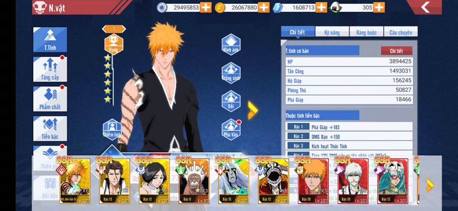 Hack Bleach Mobile 3D miễn phí 27302710