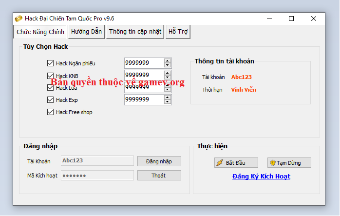 Hack Đại Chiến Tam Quốc APK 2023 (Vô hạn Ngân phiếu, KNB, Menu Mod.. Daichi10