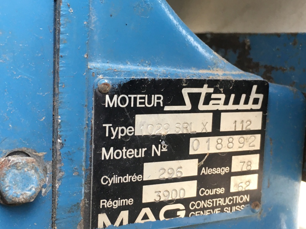 MOTOCULTEUR - (vends) motoculteur staub PP2X 1ere main Img_6314