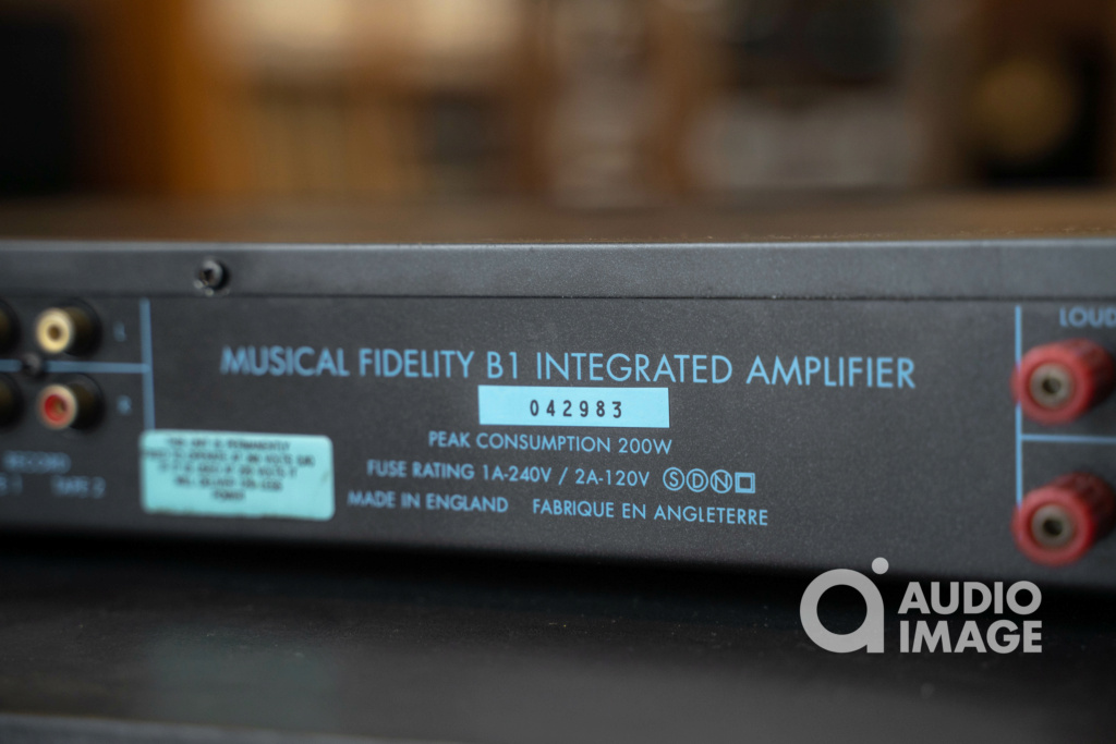 Musical Fidelity B1 Integrated Amplifier SOLD Dsc05732
