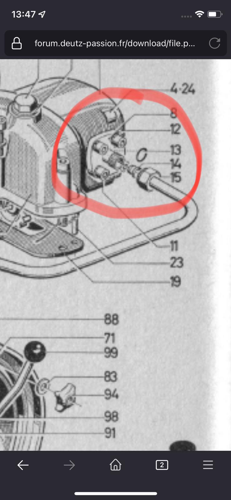 Durite pompe hydraulique qui lache Whatsa10