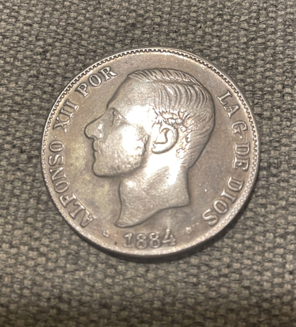 5 pesetas 1884 8a9b2110