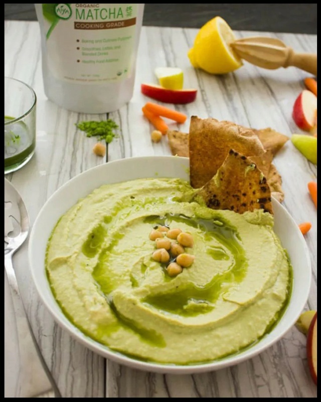 HUMMUS DE TÉ MATCHA Aaa106