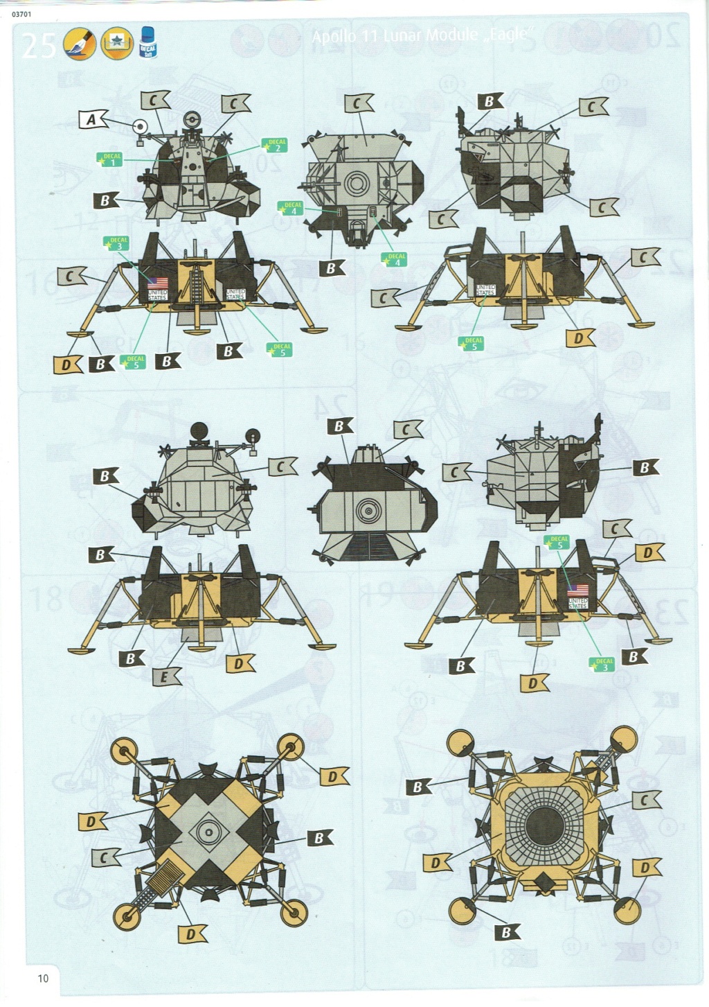 [Concours "Le bestiaire Grumman"] Module Lunaire "Eagle" - Revell - 1/48 Apollo19