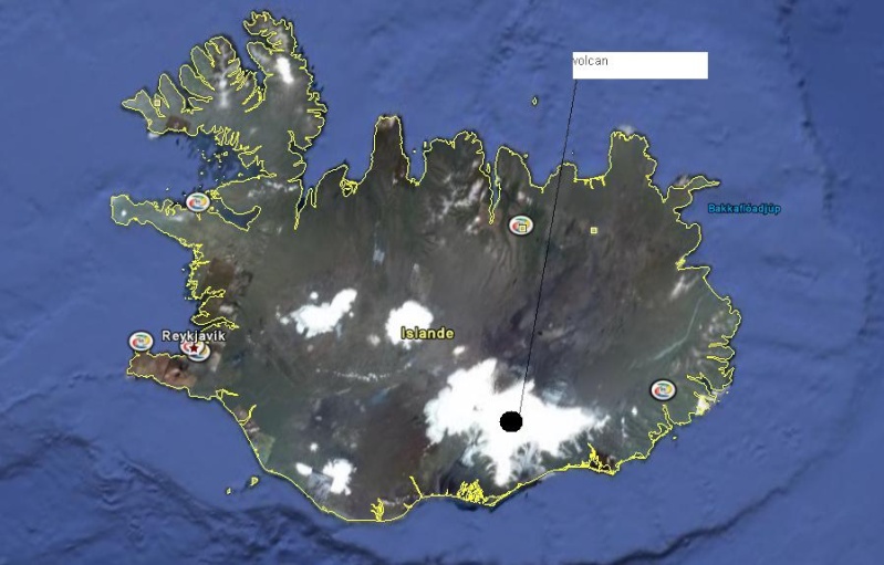 ruption du volcan Eyjafjallajkull  en Islande Arupti10