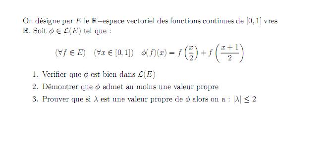 Spectre d'un endomorphisme Endo10