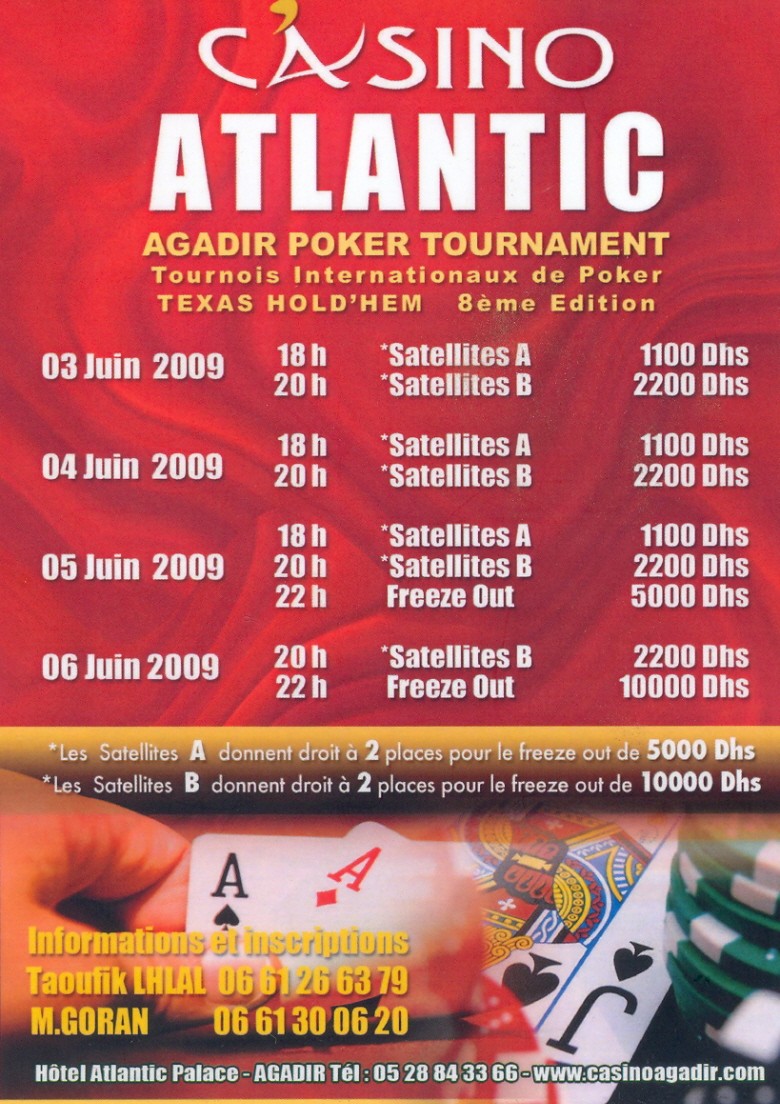 Agadir Poker Tournament 8em Edition Numari11