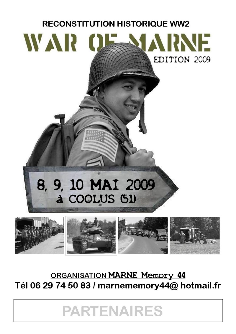 WAR of MARNE Edition 2009 MARNE Memory 44, C'est parti !!! Affich10