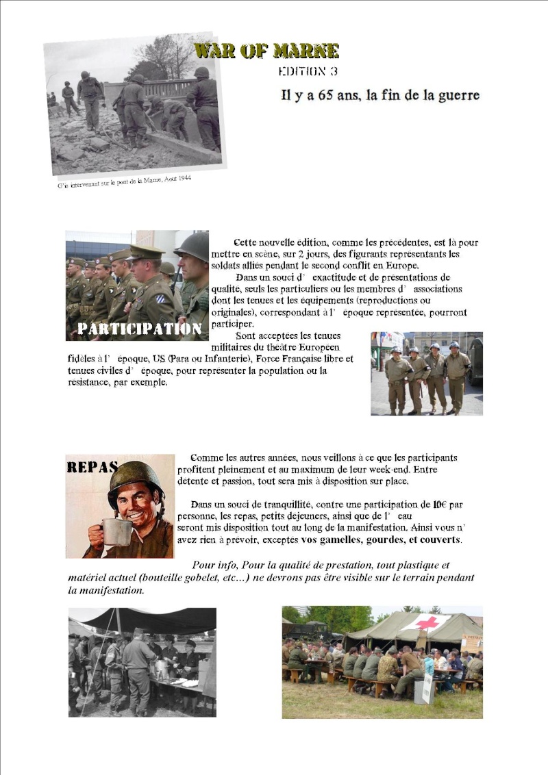 MAI 1945,  MAI 2010, 65éme ANNIVERSAIRE, MARNE Memory 44 P312