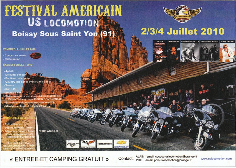 Festival Americain  Boissy Sous Yon (91) 2/3/4 juillet Affich11