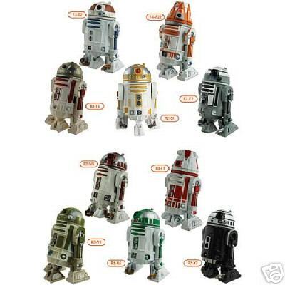 EXCLUSIVE STAR WARS ASTROMECH DROID 10 pieces 01e6_110