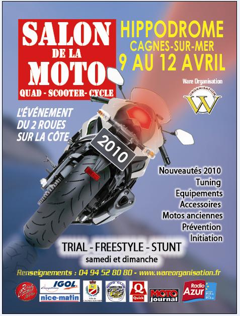 Annonce: Salon de la moto hippodromes cagnes sur mer 2010 Affich13