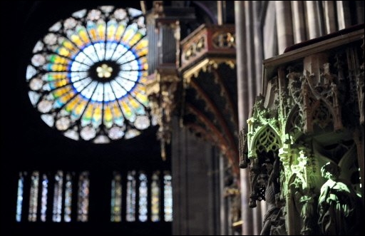 Le rayon vert de la cathédrale de Strasbourg Aid-1610
