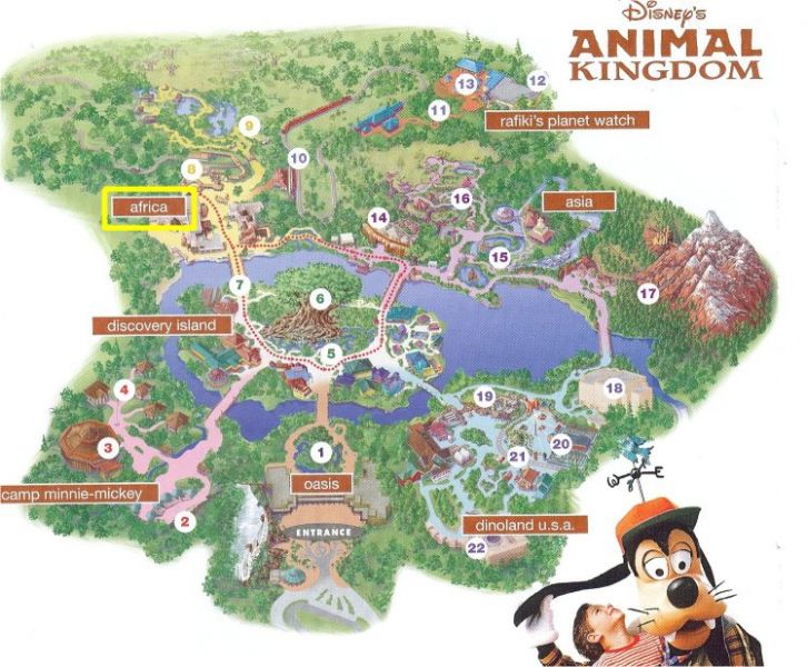 Disney's Animal Kingdom à Walt Disney World Resort Planan11