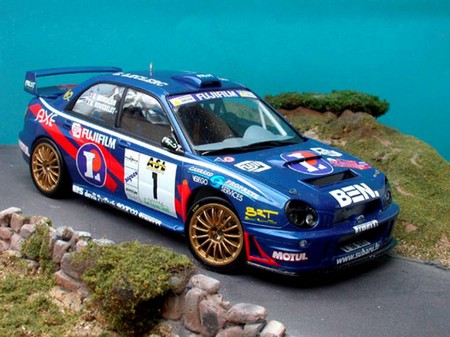 SUBARU Impreza WRC vainqueur rallye Lyon-Charbonnières 2002 Rentk210