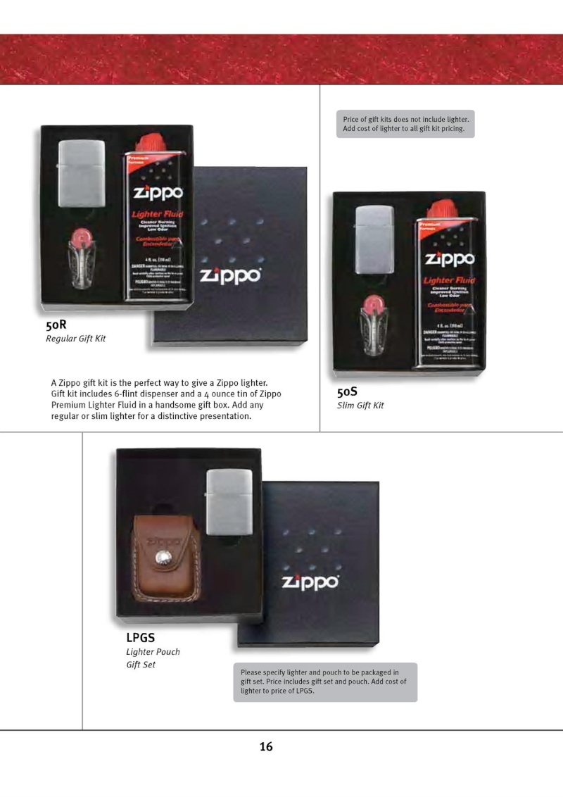 CATALOGUE - Catalogue ZIPPO 2010 Complete line (version américaine) 1624