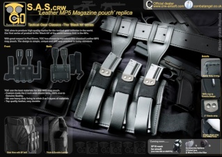GEAR - SAS Leather MP5 Magazine Pouch and belts by TGC Mp5_po10