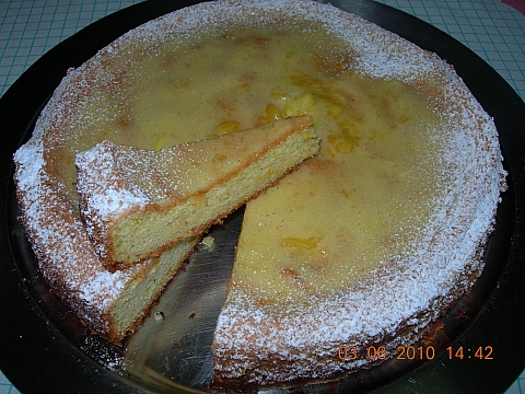 Torta di Mandorle e Limone - Ricetta fotografata su www.ricettegustose.it  Dscn7011