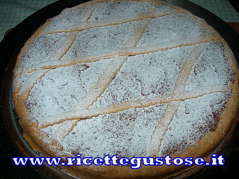 Crostata di ricotta - Ricetta fotografata su www.ricettegustose.it Dscn7210
