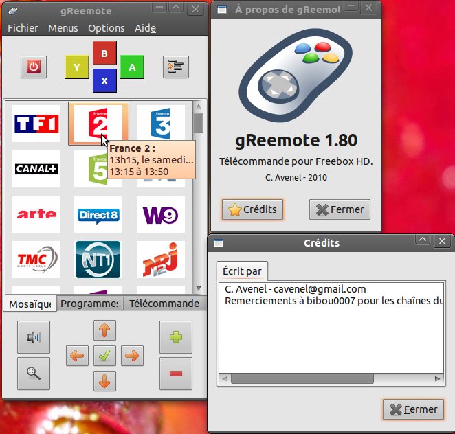 GReemote : une application Linux pour contrôler votre player FREE " Ubuntu" Sans_t12
