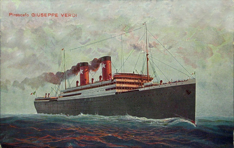 'Giuseppe Verdi' - Transatlantica Italiana - 1915 2_nave62