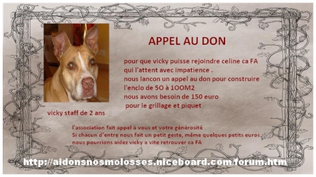 appel au don pour que vicky retrouve vite ca FA Affich10