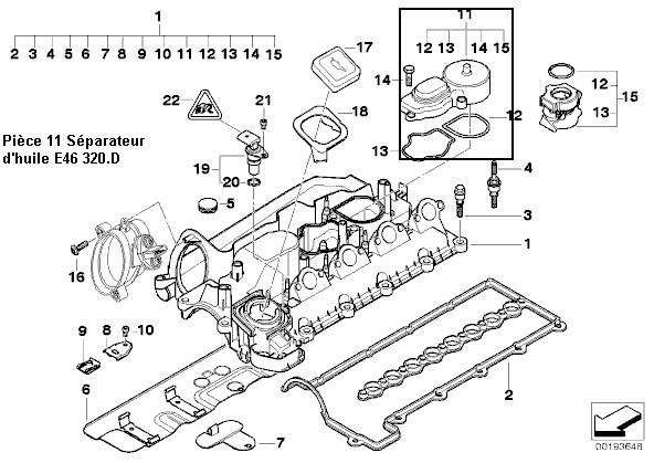 [ BMW E46 320d an 2002 ] remplacement du séparateur d'huile 290_e_10