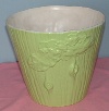 green - 529 planter pot that was painted green! 529-610