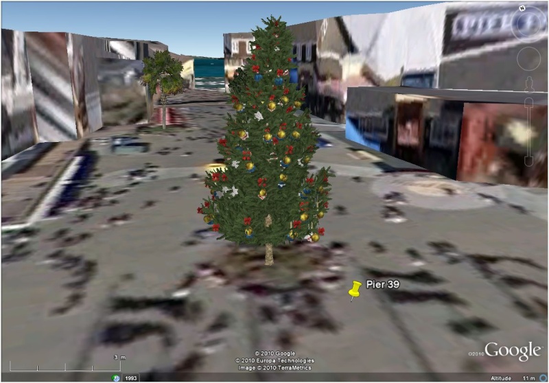 Les sapins de Noël sous Google Earth [modélisation 3D] Pier10