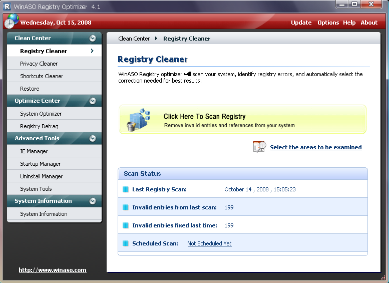 WinASO Registry Optimizer 4.1 With Serial and Patch Working 100% 15-10-10