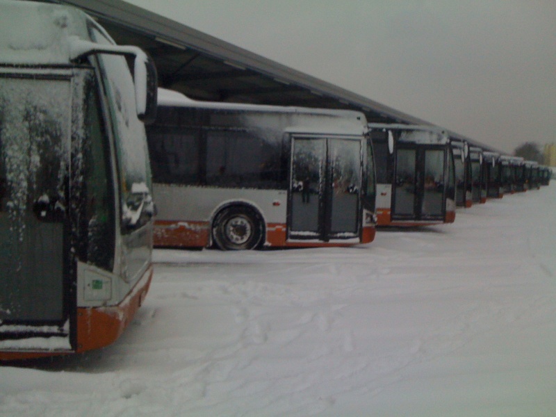 BUS STIB Bruxelles plus Neige Bus_310