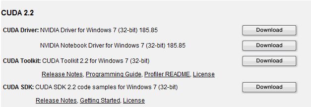 Nvidia Releases Cuda Drivers 2.2   [Supports Windows 7 x86 & 64 Bit OS] 115
