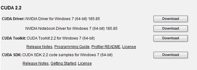 Nvidia Releases Cuda Drivers 2.2   [Supports Windows 7 x86 & 64 Bit OS] 214