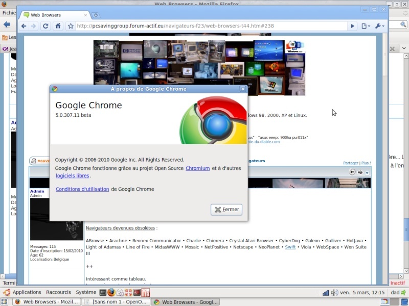 Web Browsers Chrome10