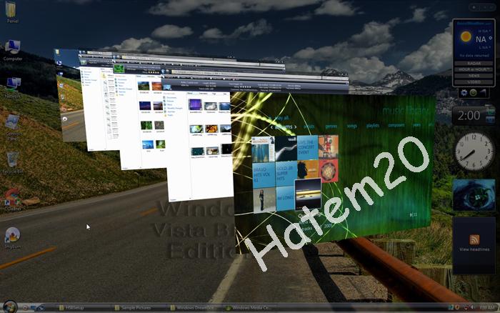 نسخة متميزة من الفيستا وبروابط متعددة Windows Vista® Black Edition™ 2009 SP1 Genuine 2kcn5a10