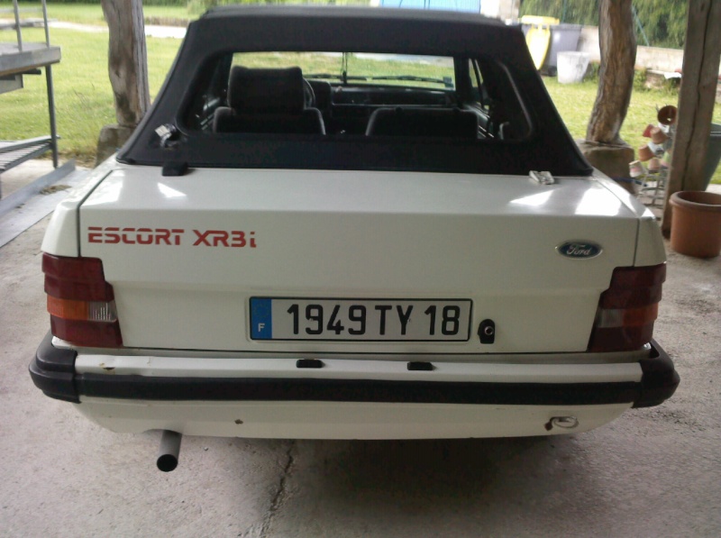 Ford escort XR3I cabriolet de 1984 Escort12