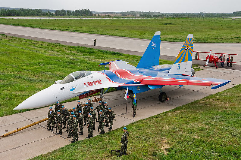 Su-27, Su-30, Su-35 for Russian air superiority fighter Su-3510