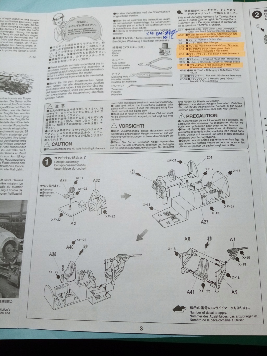[Concours "Voler c'est mieux en double"] AICHI M6A1 "Seiran"- TAMIYA - 1/72  - Page 2 Img_2303