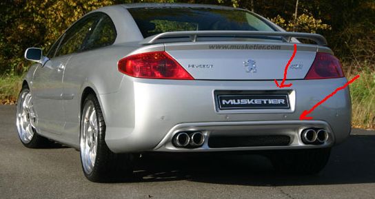 Pot DUPLEX sur 407 coupé