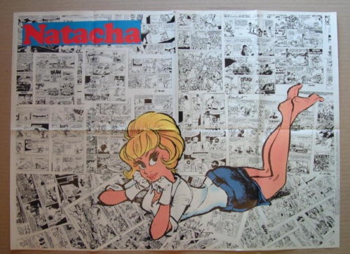 Les posters Natacha en suppléments du journal Spirou Poster12