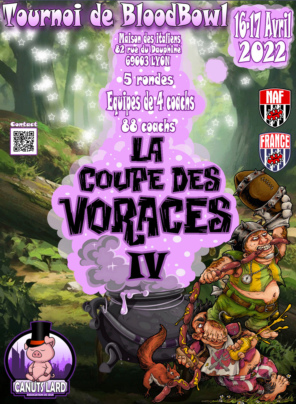La coupe des Voraces IV - 16/17 Avril 2022 Affich10