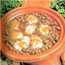 tajine de boulett o oeuf(kefta bel beid) Taj-ke10