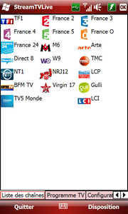 [SOFT] STREAM TV LIVE 2.1.1.2 : Service live TV pour tout opérateurs (France) 19/10/2010 [Gratuit] - Page 10 Screen13