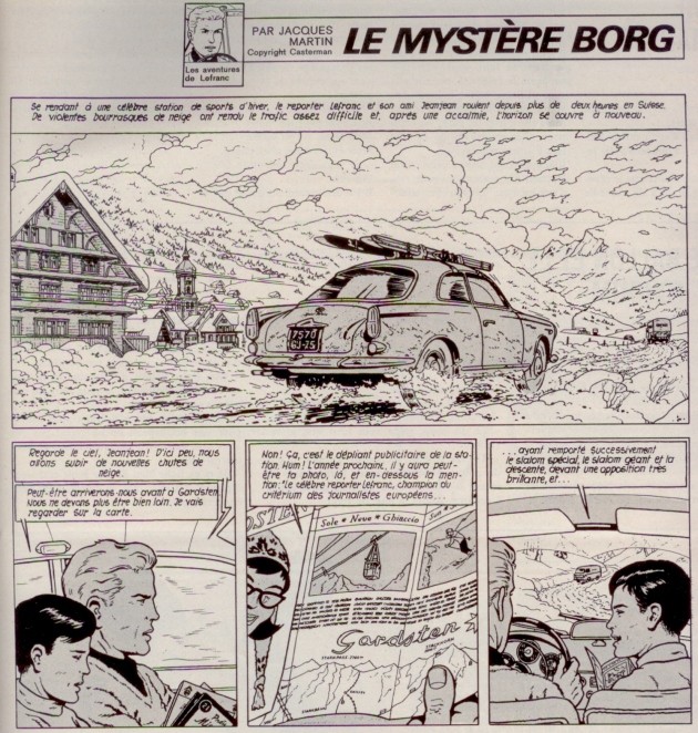 Lefranc en noir et blanc Lefran24