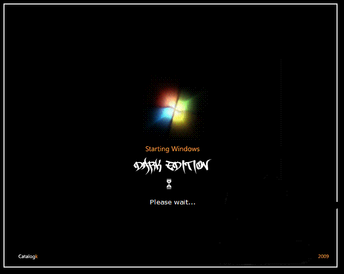 الاصدار الجديد لنسخةالويندوز الشهيرهWindows XP Dark Edition V.7 Rebirth Version 1910