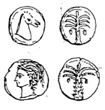 1/2 Calco hispano-cartaginés del 220-215 a.C. 111