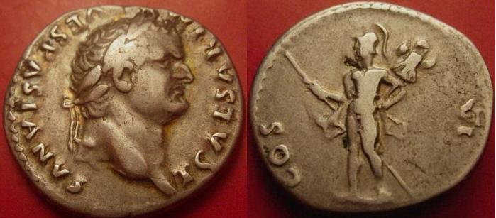 Denarios de Tito y Trajano. 1124