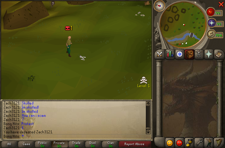 Zach3121 scammed me for my claws! 000610